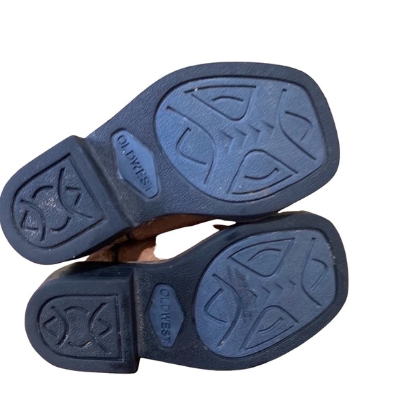 Old West Brown and Pink Cowgirl Boots - Picture 5 of 6